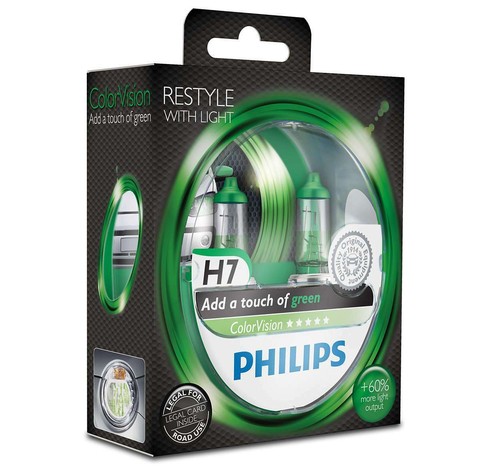 Philips grün color vision - h7,