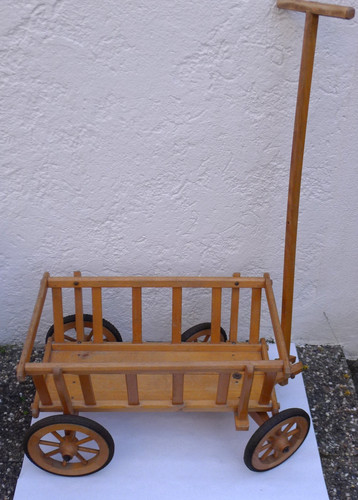 Kinder holz leiterwagen - kinder, holz-leiterwagen