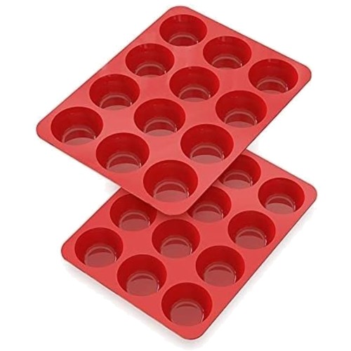 Silikon muffinform für - silikon, 12