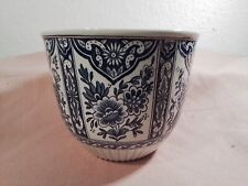 Petrus Regout Maastricht,Delft,Blumentopf/Übertopf,M16,Dekor Blumen