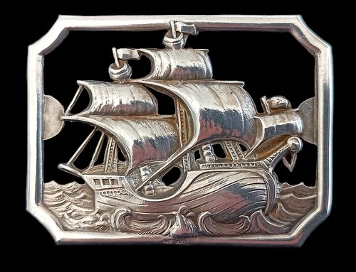 Brosche silber kogge - silber, martim
