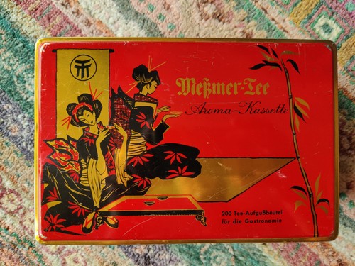 Teedose blechdose meßmer - blechdose, ,