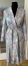 Rösch Morgenmantel Gr 38 Blaubunt zarter Stoff wenig getragen 