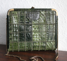 Krokodilleder handtasche - krokodilleder,