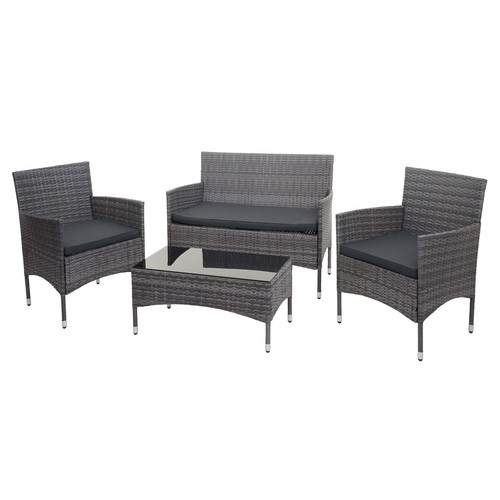Poly rattan garnitur hwc - garnitur, hwc-f55