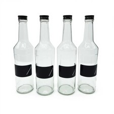 4 Glasflaschen 350ml mit