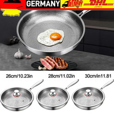 26-30CM Titan Bratpfanne mit Deckel Non-Stick Frypan Titan Kochpfanne Gas DHL