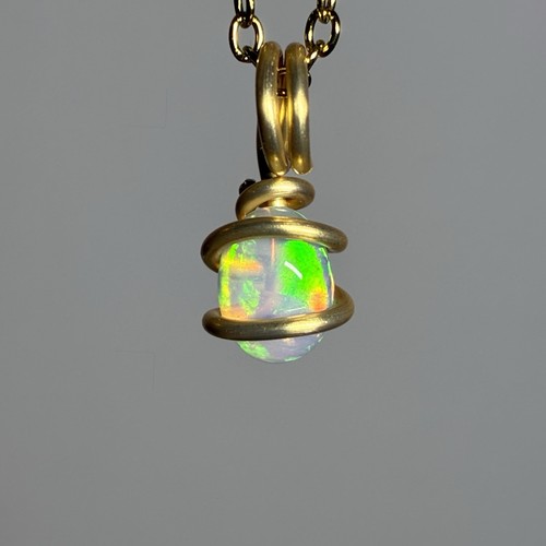 Halskette mit welo opal - mit,