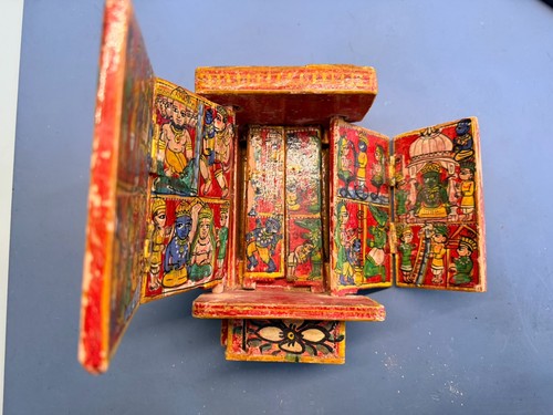 Hinduistischer hausaltar holz - hinduistischer, hausaltar,