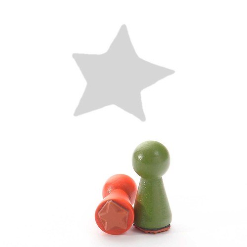Ministempel stern fläche 16mm - ministempel,