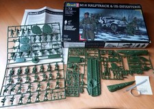 Revell #03153  1/76 M 16 Halftrack & US Infantrie  Set mit 47 Figuren Komplett 