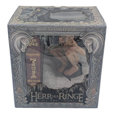 DVD Sammlerbox Der Herr der Ringe zwei Türme mit Gollum Figur UNAUSGEPACKT