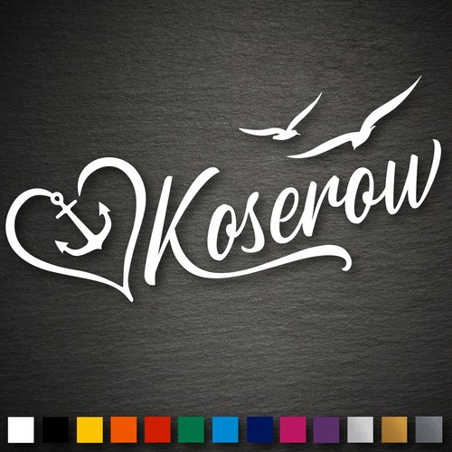 21157 koserow aufkleber - koserow,