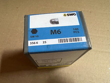 Packung Hutmuttern  M6mm DIN1587 /  100Stück  / Cont2Pal1