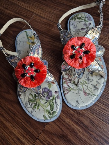 Elegante flip flop sandale rot - flip,