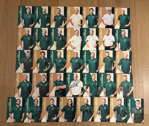 36x autogrammkarten svw sv - autogrammkarten, *sv