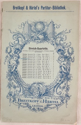 George onslow quartett iii - quartett, nr