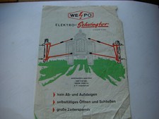 Wepo. Elektro- Schwingtor