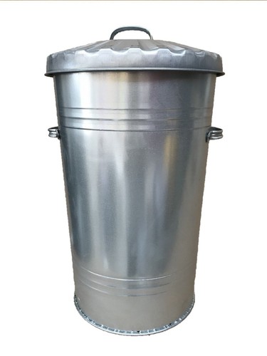 45l metall silber - 45l, mÜlleimer