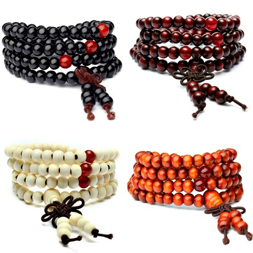 52cm holz buddha - buddha, armband