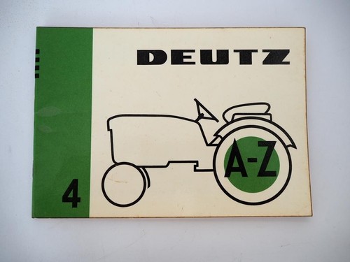 Deutz werbeheft 4 - werbeheft, nr.
