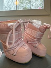 Moon Boots Kinder, Baby, Winterstiefel Schneestiefel, Größe 19-22 EU,Rosa-Neu