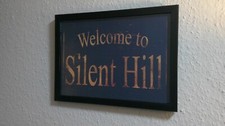 Silent Hill SCHILD Print Poster Bild im Rahmen mit Glasscheibe Hochwertig! NEU!