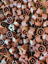 Lego 2x2 Rundstein 25 Stück - Baumstamm Pflanzen Wald 3941 Sammlung Konvolut