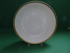 Arzberg Speiseteller Weiß mit Goldrand D 23,7 H 2,5