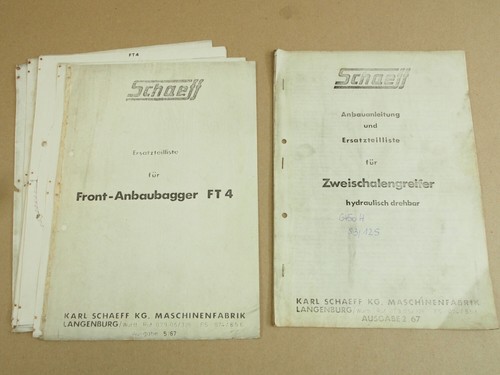 Schaeff ft4 front anbaubagger - ft4, front-anbaubagger
