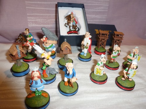 Bunte asterix schachfiguren - bunte, asterix-schachfiguren