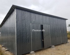 Blechgarage Halle 8x6x3,5m Fertiggarage Lager | inkl. Lieferung & Aufbau |30981!