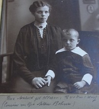 Foto NOSSEN (Sachsen) um 1905: Flora ARNHOLD, geb. Kleber, BURKERSDORF Reinsberg