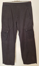 Identic Herren Jogginghose Freizeithose Mikrofaser Workerstyle schwarz Gr. L