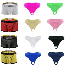 Herren Mesh Sheer Bulge Pouch