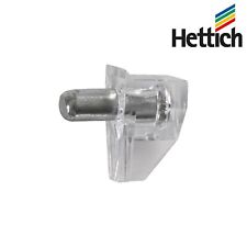 Hettich 20 Stk Bodenträger Glasbodenträger transparent mit Stahlstift 3, 5 & 6mm