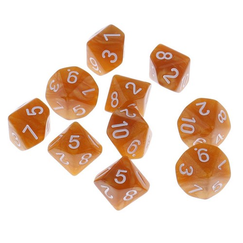 Stück seitige würfel - 10, 10