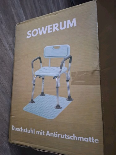 Neu duschstuhl mit lehne - neu,