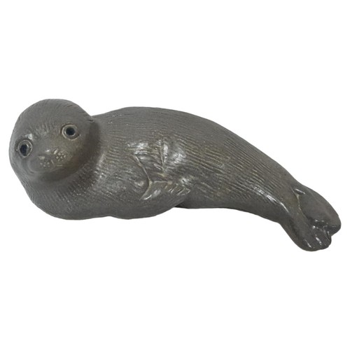 Seehund figur deko porzellan - seehund,