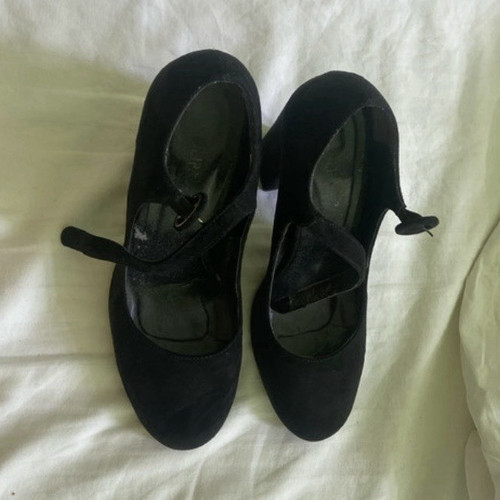 Damen pumps wildleder schwarz - damen,