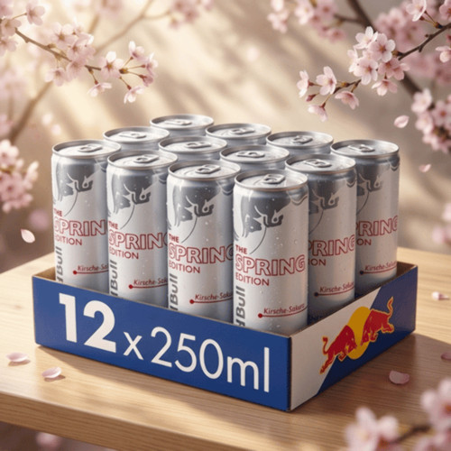 Red bull editions 12er set - red,