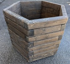 Übertopf Holz-Blumentopf