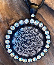 Frequenz Anhänger Stern Tesla MWO Medaillon Glücksbringer Lakhovsky Radionik om