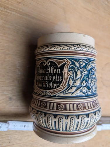 Bierkrug teinzeug mit spruch - teinzeug,