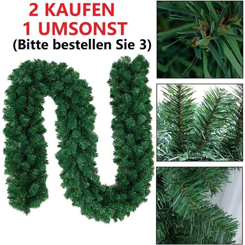 Weihnachtsgirlande grün - weihnachtsgirlande,