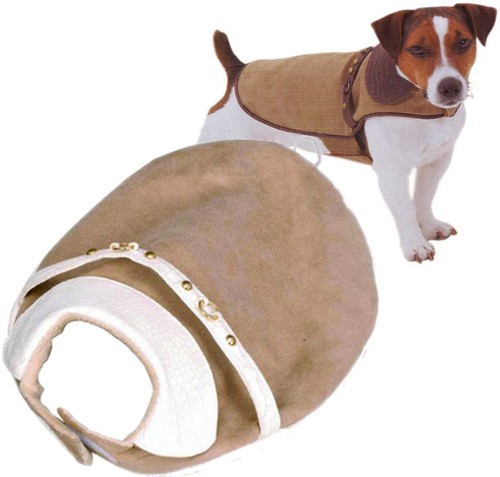 Hundemantel hundejacke beige - hundemantel, s