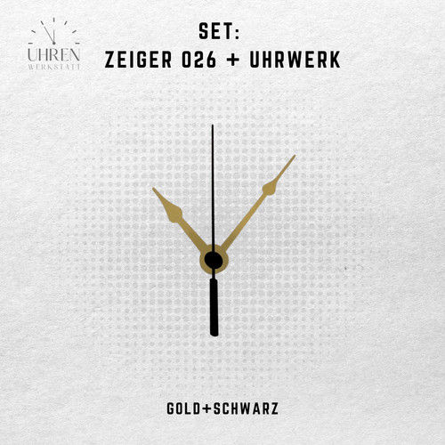 Quarzuhrwerk lautlos mit