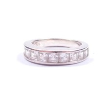 Baguette CZ Eternity Ring 925