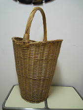 XXL hoher ovaler Weidenkorb Weide Korb 45cm / 65 cm mit Griff - Schirmständer