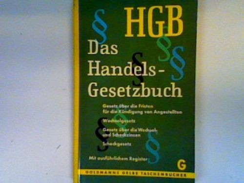 Hgb das handelsgesetzbuch - das,